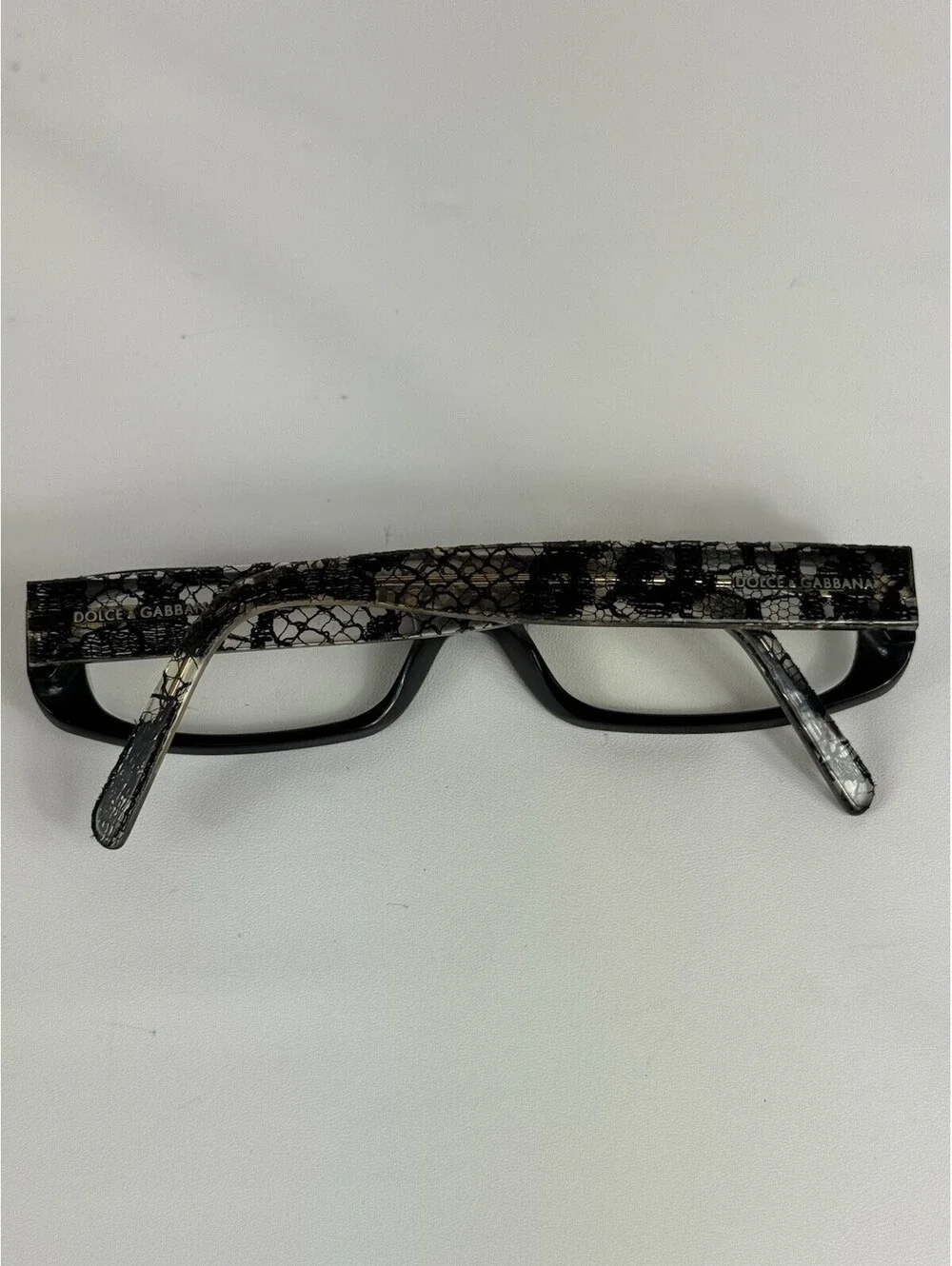 Dolce & Gabbana Eyeglasses Frames DG3063-M 1891 Black Clear Lace 52-16-135